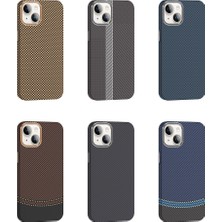 Zore iPhone 13 Kılıf M-Safe Şarj Özellikli Karbon Fiber Görünümlü Zore Gros Kapak Mars - HB-MARS600000604