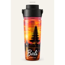 Suhvee Bali Ülke Temalı 500 ml Çift Cidarlı Paslanmaz Çelik Termos