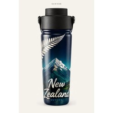 Suhvee New Zealand Ülke Temalı 500 ml Çift Cidarlı Paslanmaz Çelik Termos