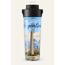 Suhvee Argentina Ülke Temalı 500 ml Çift Cidarlı Paslanmaz Çelik Termos