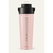 Suhvee Calm Minimal Temalı 500 ml Çift Cidarlı Paslanmaz Çelik Termos