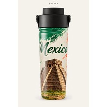 Suhvee Mexico Ülke Temalı 500 ml Çift Cidarlı Paslanmaz Çelik Termos