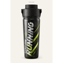 Suhvee Keep On Running 500 ml Çift Cidarlı Paslanmaz Çelik Spor Termos