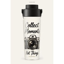 Suhvee Collect Moments Not Things Fotoğrafçı Temalı 500 ml Çift Cidarlı Paslanmaz Çelik Termos