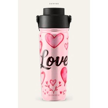 Suhvee Love Sevgililer Günü Temalı 500 ml Çift Cidarlı Paslanmaz Çelik Termos