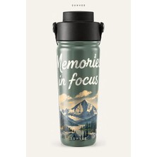 Suhvee Memories In Focus Fotoğrafçı Temalı 500 ml Çift Cidarlı Paslanmaz Çelik Termos