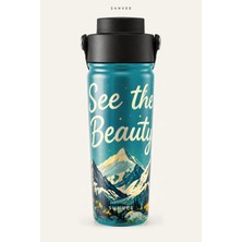 Suhvee See The Beauty Fotoğrafçı Temalı 500 ml Çift Cidarlı Paslanmaz Çelik Termos