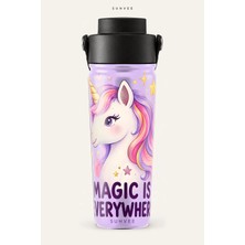 Suhvee Magic Is Everywhere Çocuk Temalı 500 ml Çift Cidarlı Paslanmaz Çelik Termos