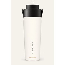 Suhvee Simplify Minimal Temalı 500 ml Çift Cidarlı Paslanmaz Çelik Termos