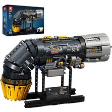 Kawin Reobrix F35 Yetişkinler Için Motor Yapı Taşı Setleri 33014, Motorlu Mekanik Yapı Taşları, F35 Fighter Jet Motor Model Kiti Teknik Motor Hediyesi Savaş Jet Hayranları Için Yetişkin (1812 Adet)
