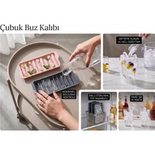 Kawin Bijutek 11 Bölmeli Buz Kalıbı,çubuk Buz Kalıbı, Şişe Ağzına Uygun Buz, Matara Buzluğu, Soğuk Içecek