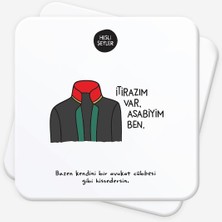 Kawin Hisli+%c5%9eeyler Itirazım Var 2'li Bardak Altlığı Seti