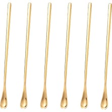 Kawin Chavin 304 Çelik 6 Adet 19 cm Kokteyl Kahve Latte Karıştırma Barmen Kaşığı CIN758SR-6