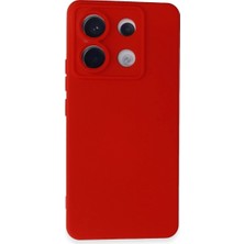 Neva Prime Xiaomi Redmi Note 13 Pro 5g Kılıf Nano Içi Kadife Silikon - Kırmızı