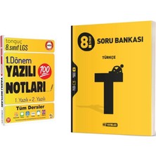 Tonguç Akademi 8. Sınıf Yazılı Notları 1. Dönem 1 ve 2. Yazılı ve Hız Yayınları 8. Sınıf Türkçe Soru Bankası