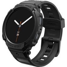 Str Store Galaxy Watch 9/8 (40MM) ile Uyumlu Kılıf & Kordon Kayış Rugged Armor Pro Matte Black - ACS10005