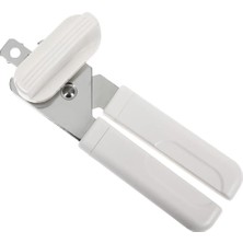 Kawin Kitchencraft Çok Fonksiyonlu Konserve Açacağı, Dahili Şişe Kapağı Sökücü, 18CM (7,1"), Beyaz/gümüş