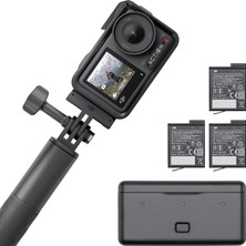 Kawin D Jı Osmo Action 4 Adventure Combo, 1/1.3 Inç Sensörlü, 4K/120FPS Aksiyon Kamerası, Sualtı Kamerası, 10-Bit ve D-Log M, 155° Ultra Geniş Açı Görüş Alanı, 3 Ek Batarya ile 7,5 Saate Kadar Çalışma Süres