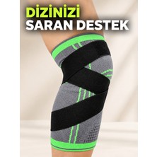 Str Store Ayarlanabilir Diz Desteği Çapraz Bantlı Spor Koşu Fitness Dizliği