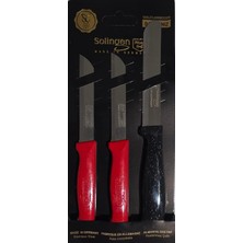 Kawin Genel Solingen Paslanmaz Çelik Micro Tırtıklı Sebze Meyve Bıçağı 3 Lü Set