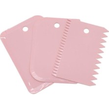 Kawin Orret Home 3'lü Hamur Kesici,pasta Düzeltici,hamur Porsiyonlayıcı,hamur Kesmek ve Dekorasyonu Için Plastik 3lü Set