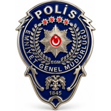 Karcamp Polis Rozeti V2 | Metal Polis Arması