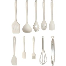Kawin Valletta Salvatore 10 Parça Spatula Set Vanilya