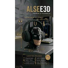 Alse 3D ALPSE3D Figür Tasarımlı Oyuncu Kulaklık Stant – Petg Dayanıklı Baskı & El Işçiliği Dekoratif Kulaklık Tutucu