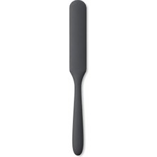 Kawin Humas Uzun Silikon Spatula – Pankek, Krep, Pasta Düzeltme ve Lavaş Için Tava Spatulası, Esnek Uzun Tasarım, Mutfak Pişirme Aparatı (Antrasit)