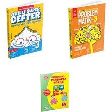 Model Eğitim Yayınları 3.sınıf Akıllı Defter + Becereri Temelli Problemmatik ve Paragraf