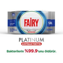 Str Store Platinum Antibakteriyel Yüzey Temizlik Havlusu 100 Yaprak | Beyaz Sirke & Karbonat | 48 Saat Temizlik Etkili | Iz Bırakmayan Formül