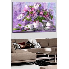 Str Store Talya Tablo Mor Çiçekler Sümbül. 50X35 Cm. Zengin Içerik Için Mağazamızı Ziyaret Ediniz.. 50 x 35 NO-9261