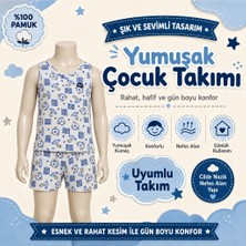Kamikam Kaliteli Pamuklu Erkek Çocuk Çamaşır Iç Giyim Takımı