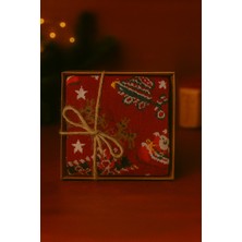 Feemels Kutulu Yılbaşı Hediyesi - Unisex Noel Çorabı - Kutulu Hediye Çorap