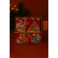 Feemels Kutulu Yılbaşı Hediyesi - Unisex Noel Çorabı - Kutulu Hediye Çorap