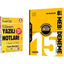 Tonguç Akademi 8. Sınıf Yazılı Notları 1. Dönem 1 ve 2. Yazılı ve Hız Yayınları 8. Sınıf Fen Bilimleri 15 Deneme