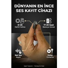 Vionna En Ince Casus Gizli Ses Kayıt Cihazı Kulaklık ile Dinleme