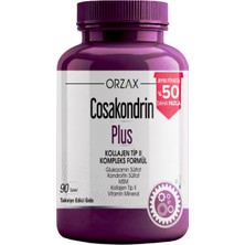 Orzax Cosakondrin Plus Kollajen Tip Iı 60 Tablet %50 Daha Fazla
