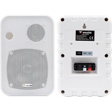 Westa WS-405W Beyaz 10 cm Trafolu 10W 100V Duvar Tipi 2'li Sütun Hoparlör