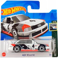 Hot Wheels Audi '90 Quattro - Retro Racers Beyaz 1/64 Diecast Model Araba