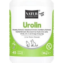 Natur Ürolin Twist Off Kedi ve Köpek Idrar Yolu ve Böbrek Sağlığı Destek Kapsülü 45 Kapsül