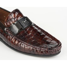 Fosco Kahve Hakiki Deri Erkek Loafer - Rok Ayakkabı 2094 586 851