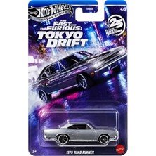 Hot Wheels Silver Series 1970 Road Runner - Fast & Furious: Tokyo Drift Gri 1/64 Diecast Model Araba