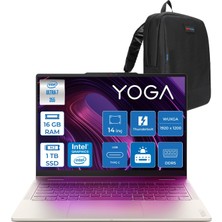 Lenovo Yoga 7 2-In-1 14IPH11 Intel Core Ultra 7 355 16GB LPDDR5X 1tb SSD Intel Graphics 14" Wuxga OLED Dokunmatik Freedos Taşınabilir Bilgisayar 883TC0089TRF03 + Zettaçanta
