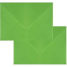 Bekar Ambalaj Zarf Yeşil Renkli Mini 7x9 cm 1000 Adet