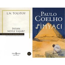 İş Bankası Kültür Yayınları Insan Neyle Yaşar? (Tolstoy) ve Simyacı (Paulo Coelho)