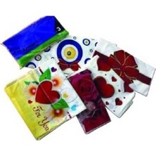 Ecoplast Takviyeli Renkli Desenli Poşet 26X38 cm 100 Adet
