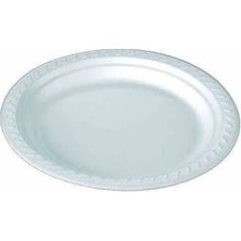 Yuvarlak Köpük Tabak Orta Boy 33/b 100 Adet