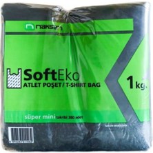 Bekar Ambalaj Naksan Siyah Atlet Poşet Mini Boy 5 kg