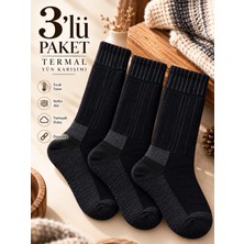 Baff Unisex Termal Yün Karışımlı Çorap – 3'lü Paket